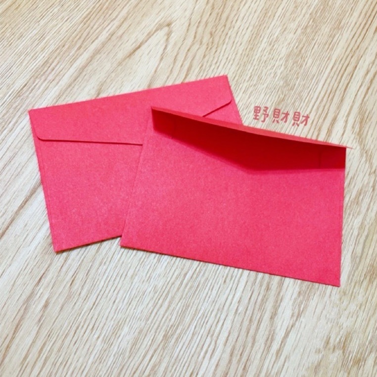 名片信封-紅色