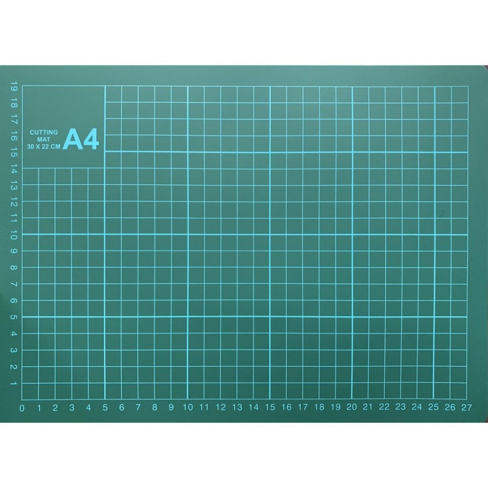 A4切割墊 綠色｜220x300x2MM 裁割墊 美勞 手作 雕刻墊 課桌墊 台灣製造-細節圖5