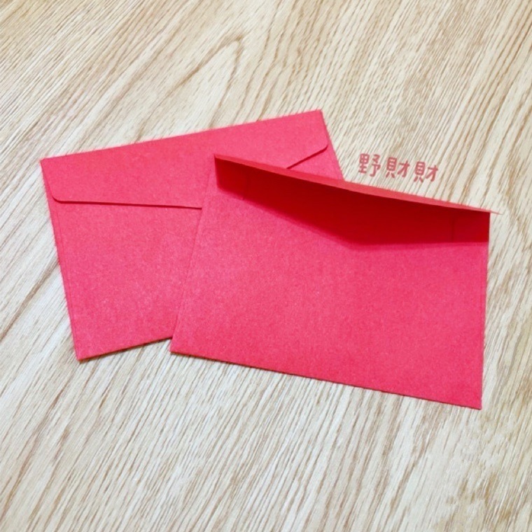 名片信封-紅色