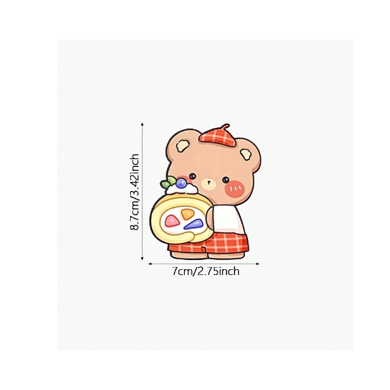 小熊與蛋糕(10張)