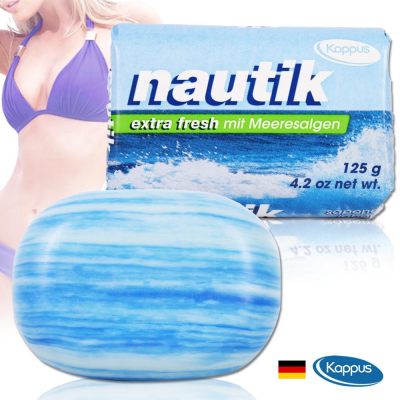 (開立發票)德國Kappus海洋墨角藻緊緻嫩白皂125g