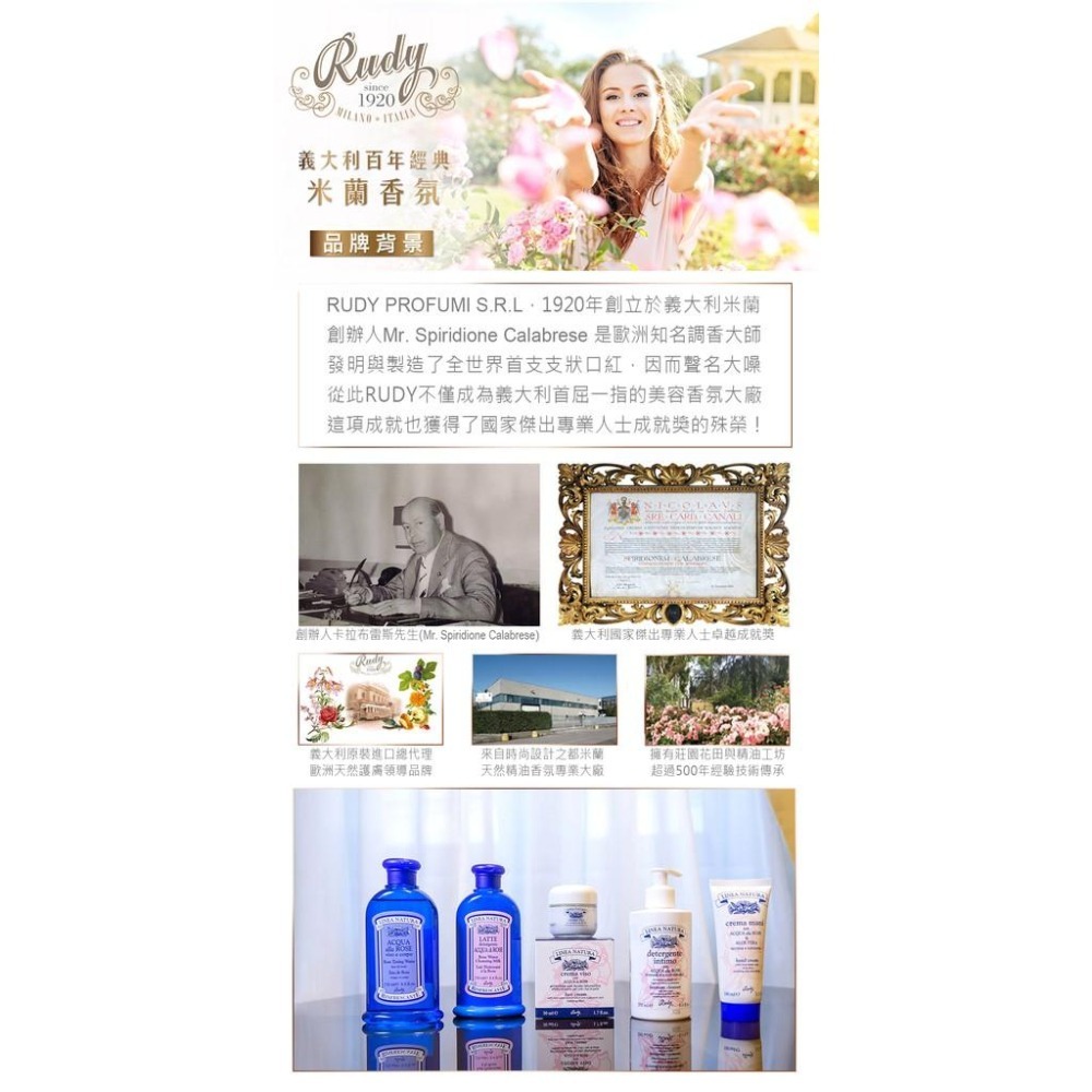 義大利LineaNatura金縷梅玫瑰花香私密清潔露250ml-細節圖7