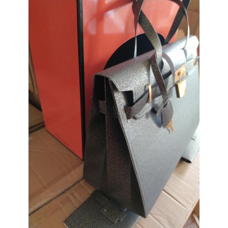 【玉華香舖】台製 紙紮 柏金包  手提包 紙紮 紙衣 手提袋 往生用品 包包 鞋子 女包 女皮包 女鞋-細節圖7