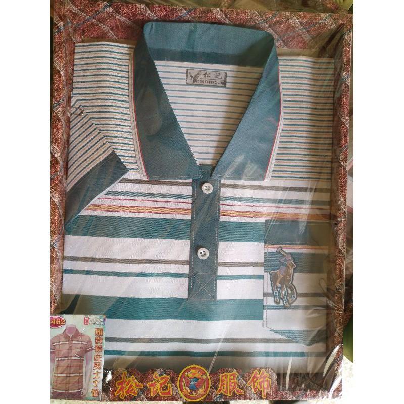 【玉華香舖】 男T恤含褲 男POLO衫 附封條 男裝  紙紮 紙衣 紙扎 往生用品-細節圖2