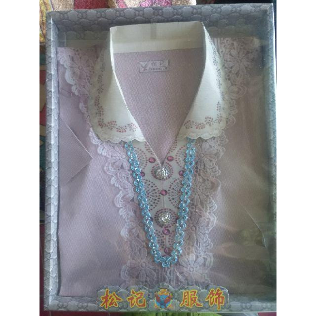 玉華香舖 女T恤  時裝 貴婦裝 含褲 紙藝 紙紮 紙衣 紙扎 往生用品 女裝 女衣 休閒服 女裝 t恤 女衫-細節圖2