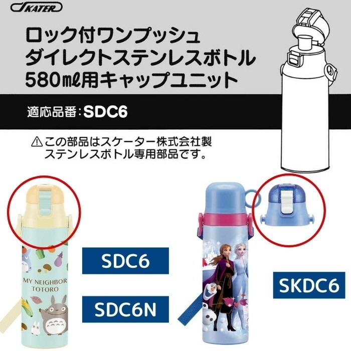 日趣館 - Skater 直飲式水壺 替換蓋 SDC6 SDC6N SKDC6 KSDC6 專用 墊圈 日本代購-細節圖2