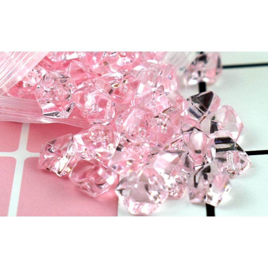 水族區-各式水族活餌零件設備-水族魚缸裝飾-魚缸底沙-仿真大小冰塊-彩色水晶石-水培魚缸裝飾-亞克力彩色石頭-細節圖5