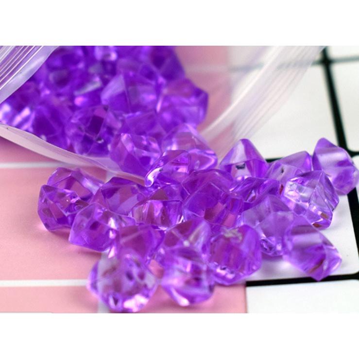 水族區-各式水族活餌零件設備-水族魚缸裝飾-魚缸底沙-仿真大小冰塊-彩色水晶石-水培魚缸裝飾-亞克力彩色石頭-細節圖7