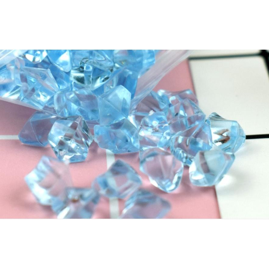 水族區-各式水族活餌零件設備-水族魚缸裝飾-魚缸底沙-仿真大小冰塊-彩色水晶石-水培魚缸裝飾-亞克力彩色石頭-細節圖9