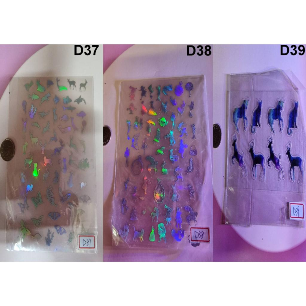 水族園藝百貨-各式水族活餌零件設備-DIY材料工具&耗材區-滴膠貼紙-手機貼-燙金水晶貼-素材貼紙-愛貼哪就貼哪-細節圖4