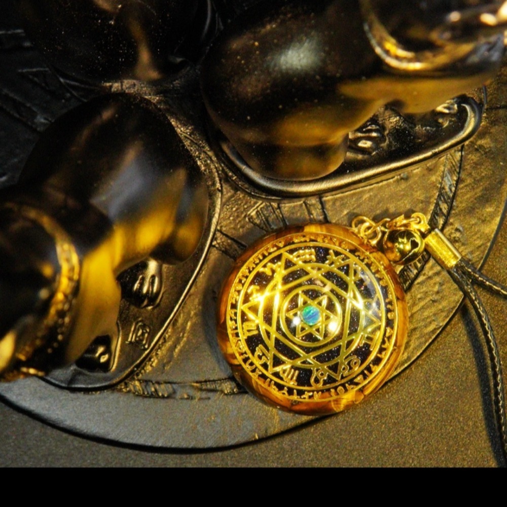 ღsweets糖能量小舖ღ高頻水晶 星空魔法陣 冥想瑜珈 神聖幾何 招財納福-細節圖2