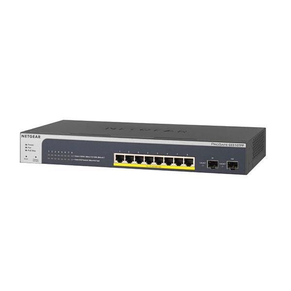 NETGEAR GS510TPP 8埠Giga智能網管PoE+交換器-細節圖3