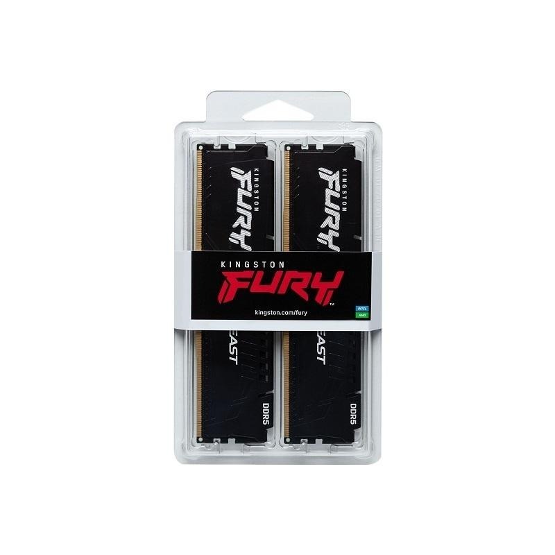 Kingston 金士頓 FURY Beast DDR5 6000 64GB(32Gx2) CL36 超頻記憶體-細節圖3