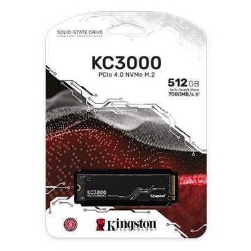 Kingston金士頓 KC3000 PCIe 4.0 NVMe M.2 SSD 500GB SKC3000S/512G-細節圖3