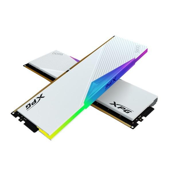 ADATA 威剛 XPG Lancer RGB DDR5 6000 32G(16GBx2)(白)CL30桌上型超頻記憶體-細節圖2