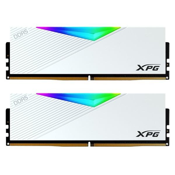 ADATA 威剛 XPG Lancer RGB DDR5 6000 32G(16GBx2)(白)CL30桌上型超頻記憶體-細節圖3