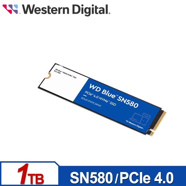 WD 藍標 SN580 1TB NVMe M.2 PCIe 4.0 SSD 固態硬碟 WDS100T3B0E-細節圖3