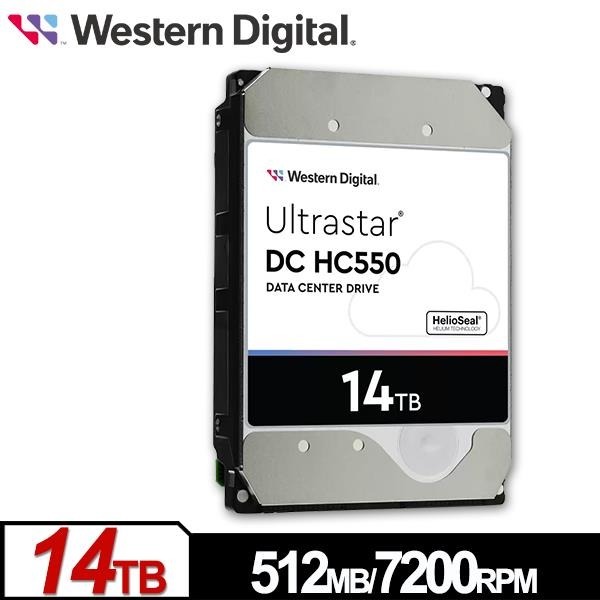 WD Ultrastar DC HC550 14TB 3.5吋 SATA 企業級硬碟 WUH721814ALE6L4-細節圖3