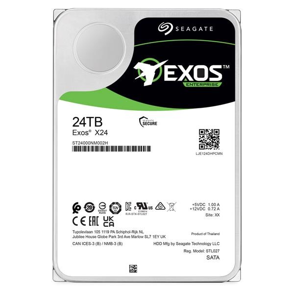 Seagate 希捷 Exos X24 24TB 3.5吋 SATA 7200轉企業級硬碟 ST24000NM002H-細節圖4