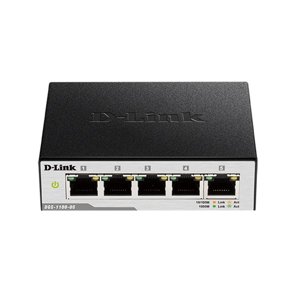 D-Link 友訊 DGS-1100-05V2 Layer 2 Gigabit 簡易網管型交換器-細節圖2