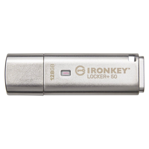 Kingston 金士頓 IronKey Locker+ 50 128G 硬體型加密隨身碟 IKLP50/128GB