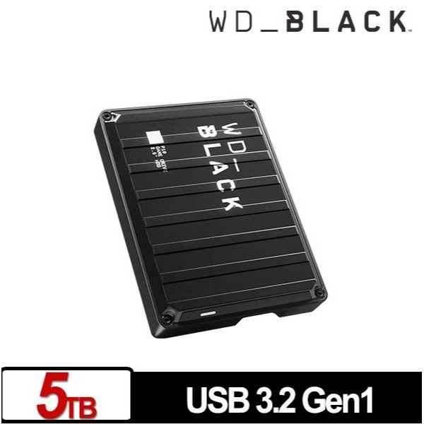 WD 黑標 P10 Game Drive 5TB 2.5吋電競行動硬碟-細節圖2