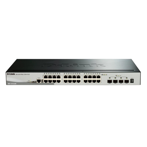 D-Link 友訊 DGS-1510-28X 24+4埠SFP+ Layer2+ Gigabit 可堆疊智慧型網管交換器
