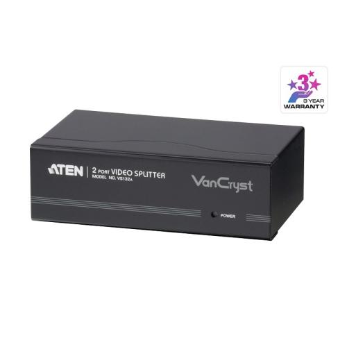 ATEN 2埠VGA視訊分配器(一進二出) (VS132A)