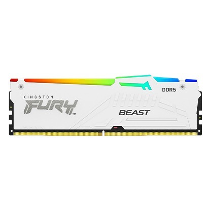 金士頓FURY BeastRGB DDR5 5600 32GB(16Gx2)記憶體-白KF556C36BWEAK2-32-細節圖2