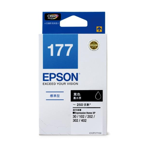 EPSON 愛普生 C13T177150 原廠黑色墨水匣 適用 XP102/XP202/XP302/XP402/XP30