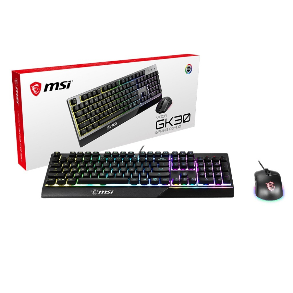 MSI 微星 VIGOR GK30 Combo 電競鍵盤滑鼠組(黑色)(Vigor GK30 Combo TC)-細節圖5