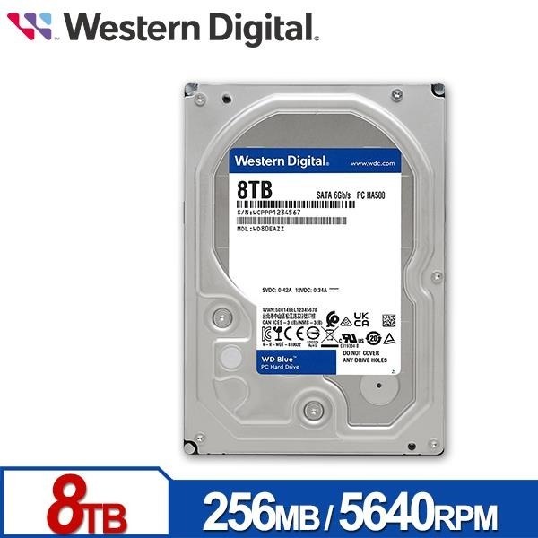 WD 藍標 8TB 3.5吋 硬碟 WD80EAAZ-細節圖2