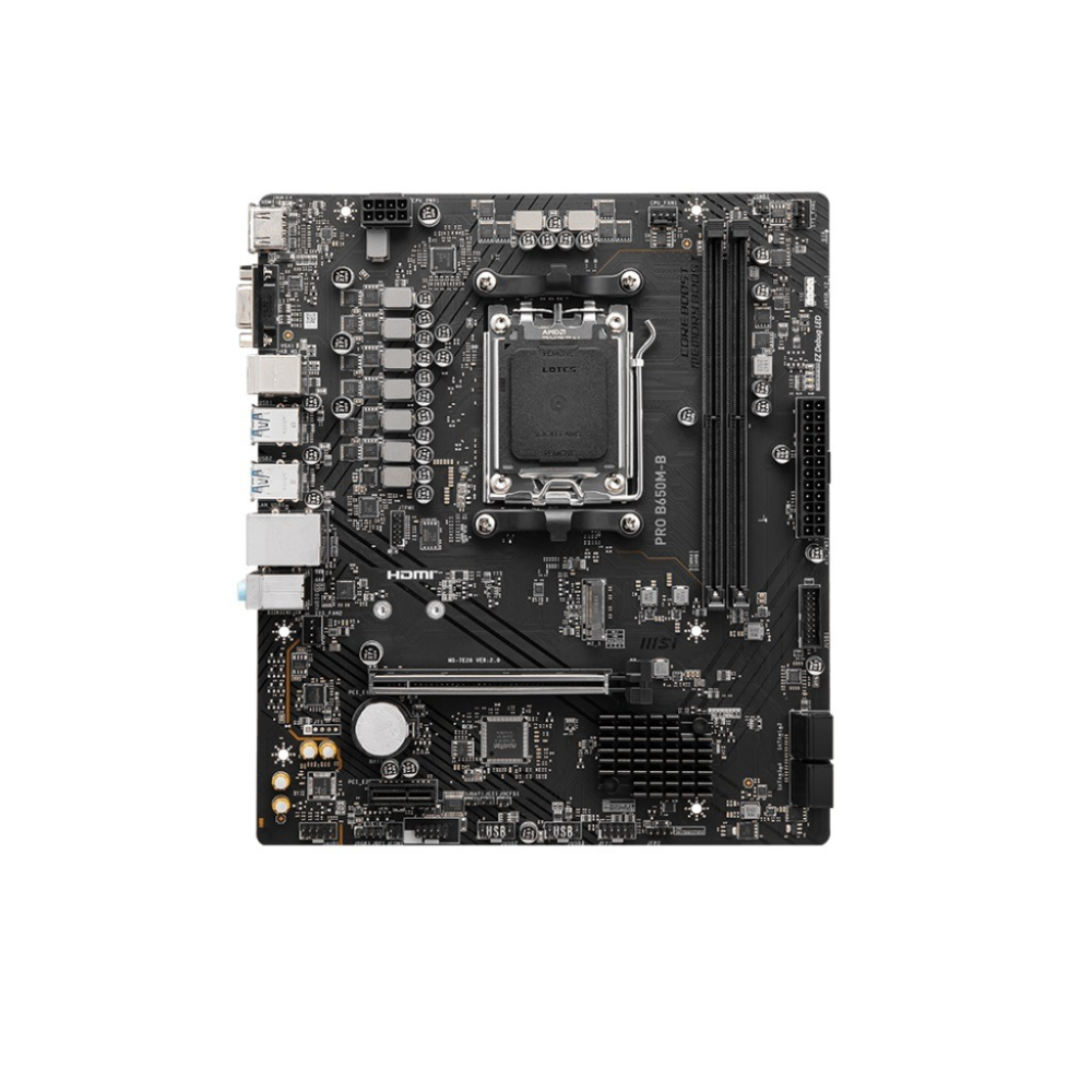 微星 MSI PRO B650M-B AMD 主機板-細節圖2