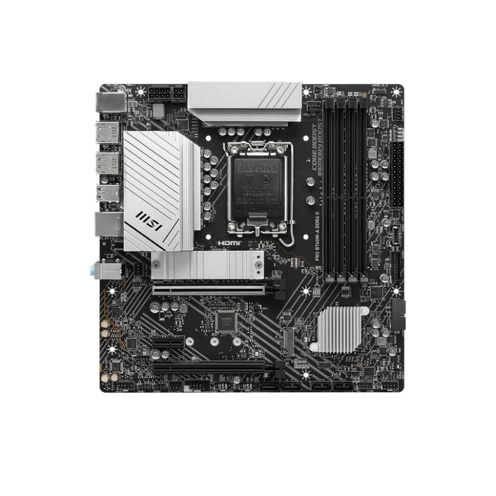 微星 MSI PRO B760M-A DDR4 II INTEL主機板-細節圖2