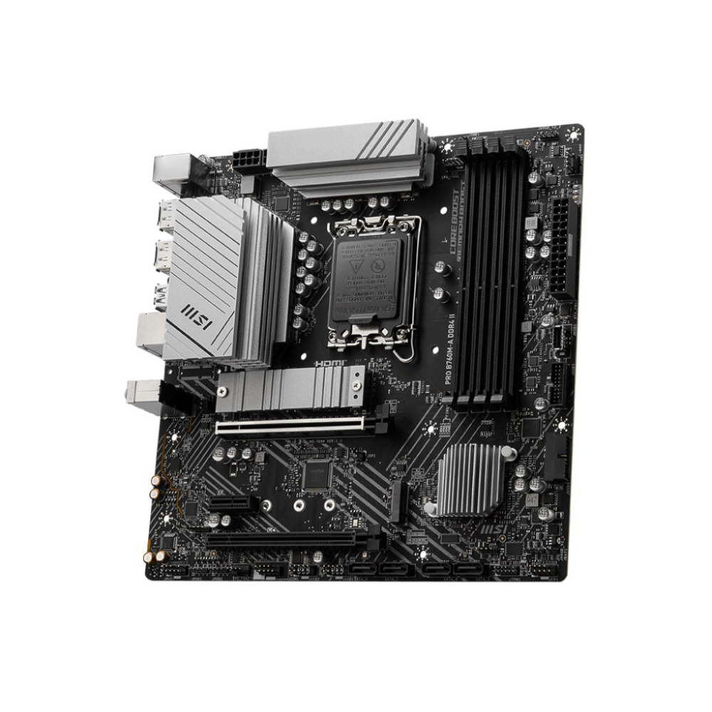 微星 MSI PRO B760M-A DDR4 II INTEL主機板-細節圖3