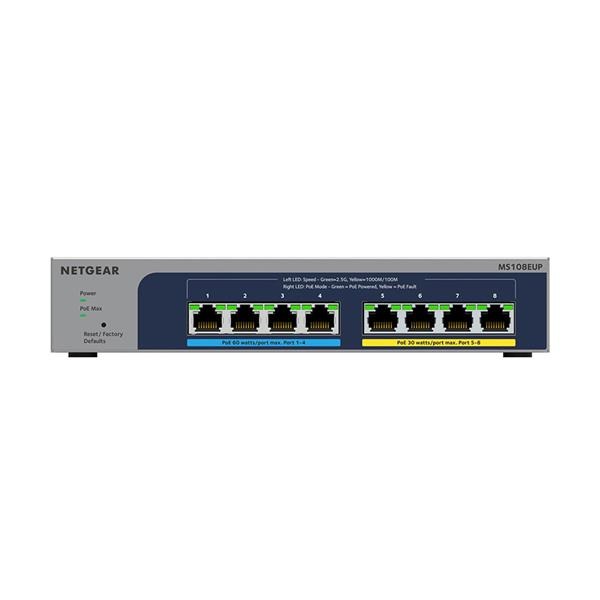 NETGEAR MS108EUP 8埠PoE++簡易網管交換器-細節圖3