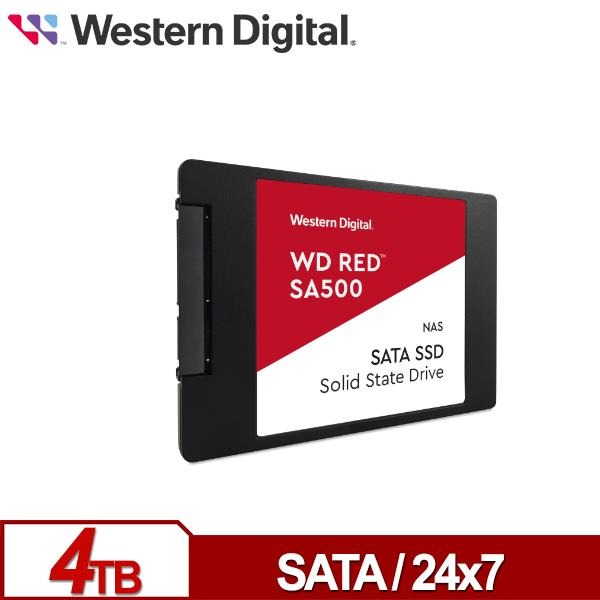 WD 紅標 SA500 4TB 2.5吋 SATA NAS專用 SSD 固態硬碟 WDS400T2R0A-細節圖3