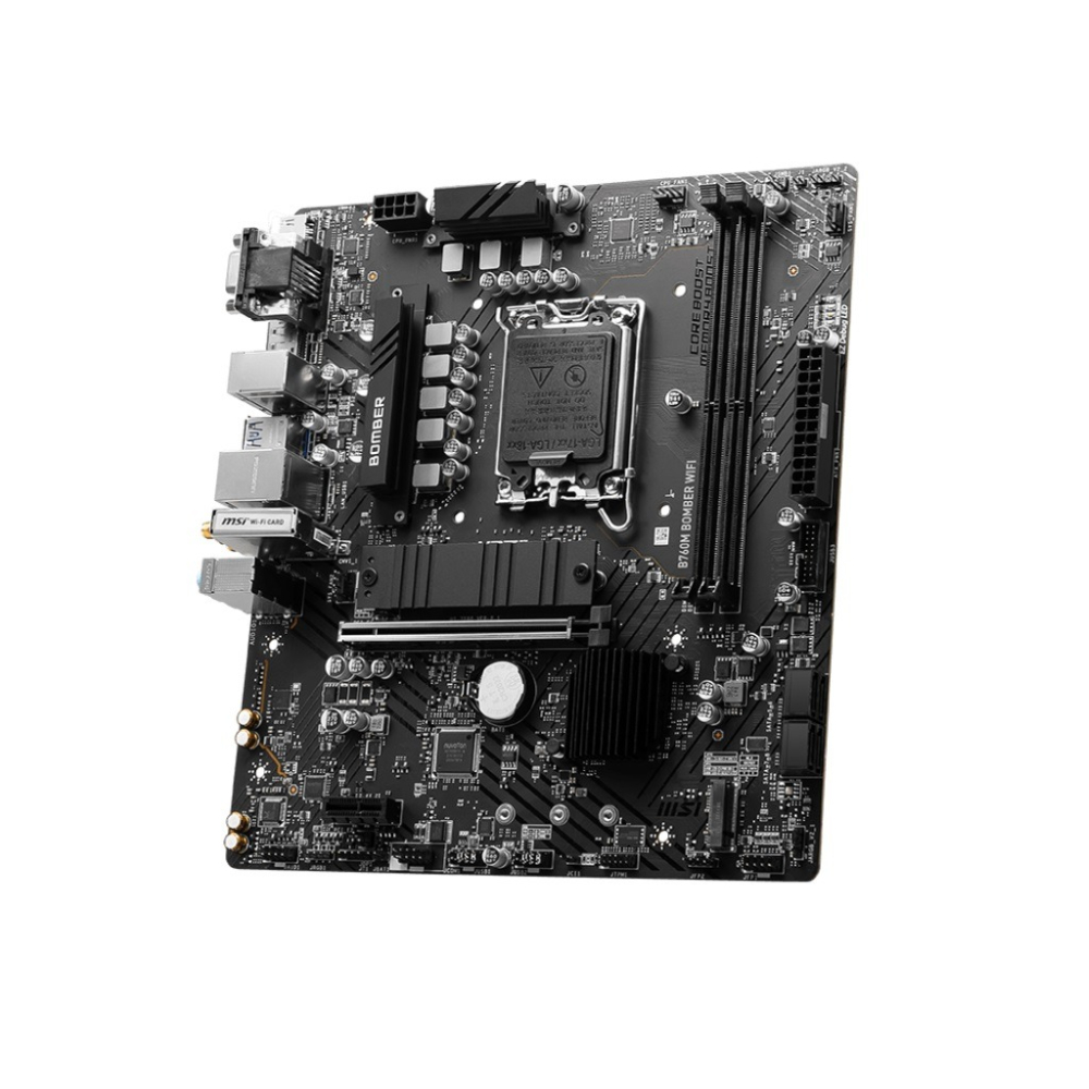 微星 MSI B760M BOMBER WIFI INTEL主機板-細節圖3