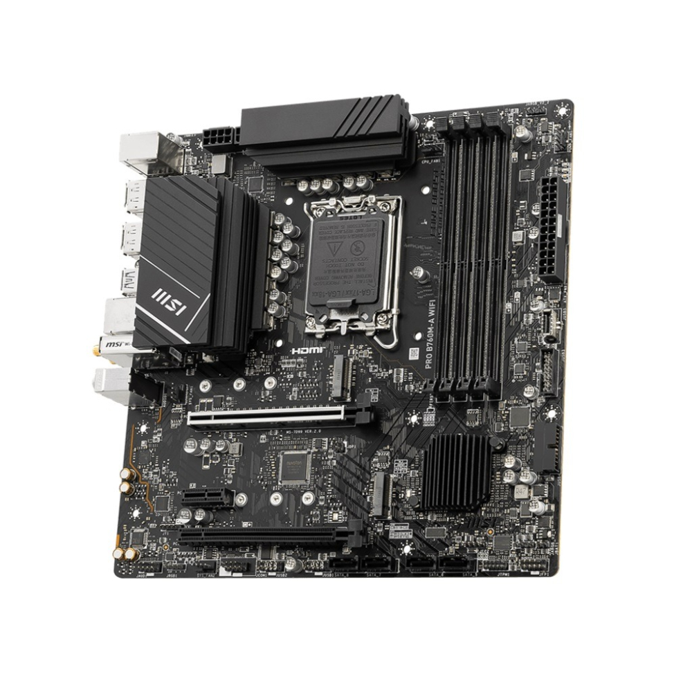 微星 MSI PRO B760M-A WIFI INTEL主機板-細節圖3