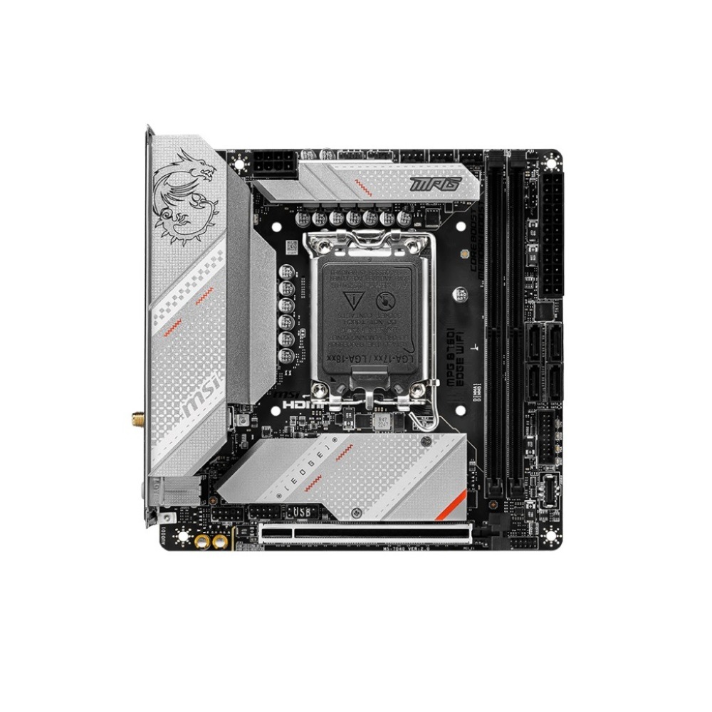 微星 MSI MPG B760I EDGE WIFI INTEL主機板-細節圖2