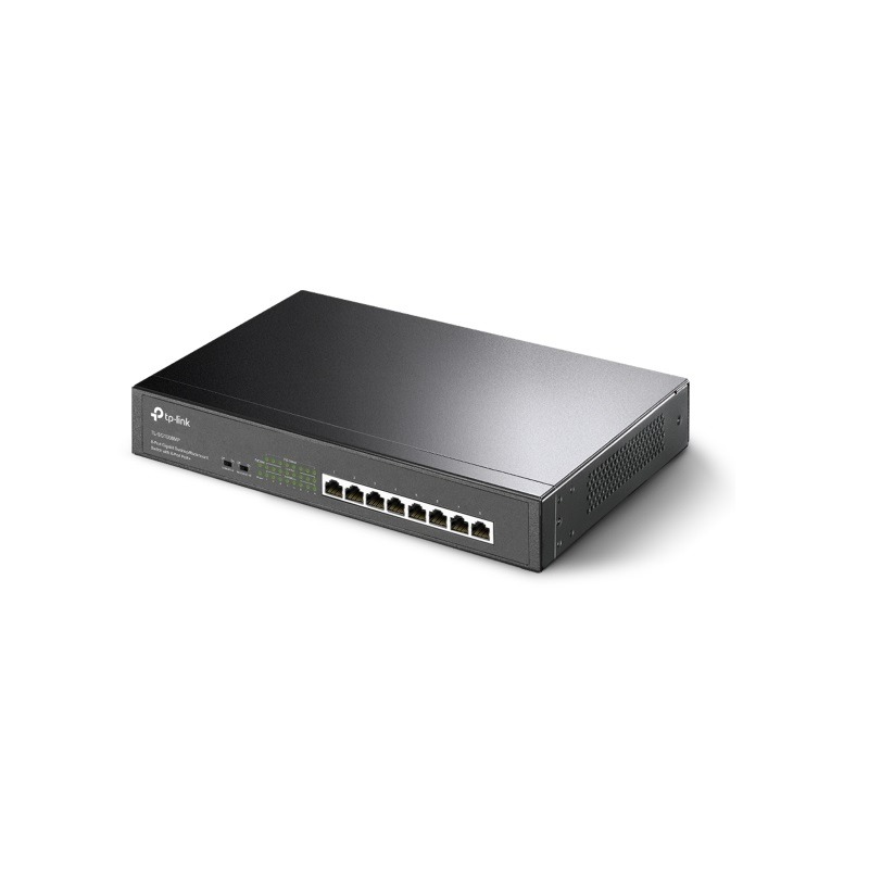 TP-LINK 8埠 Gigabit 桌上型機架式交換器(含8埠PoE+) TL-SG1008MP(UN)-細節圖2