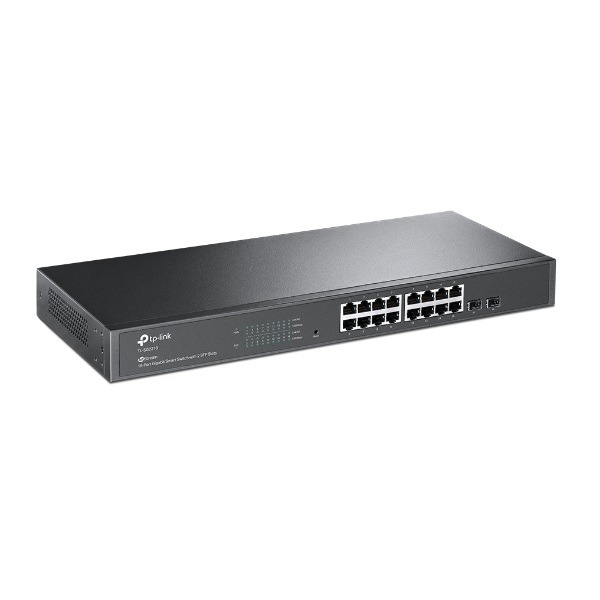 TP-LINK JetStream 16-Port Gigabit 智慧型交換器(含2個SFP插槽)SG2218(UN-細節圖2