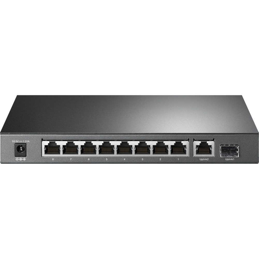 TP-LINK 10埠 Gigabit 桌上型交換器(含8埠PoE+) TL-SG1210P(UN)-細節圖2