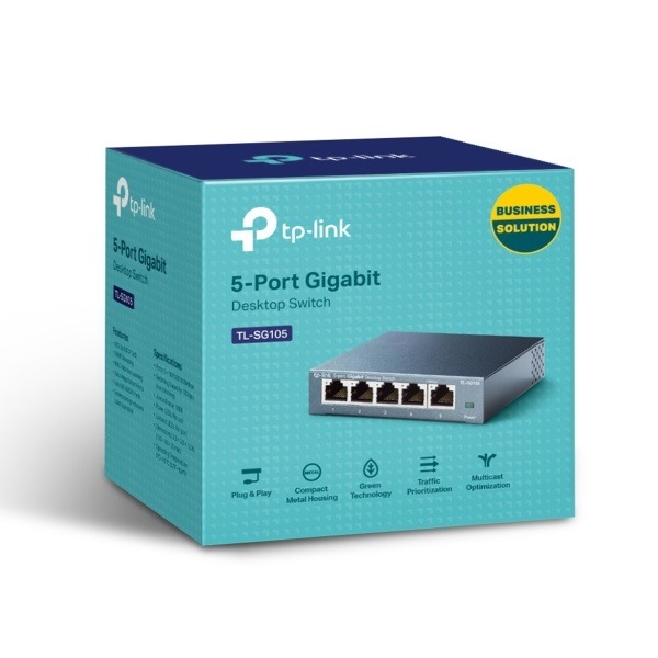 TP-LINK 5埠 專業級 Gigabit 交換器 TL-SG105(UN)-細節圖3