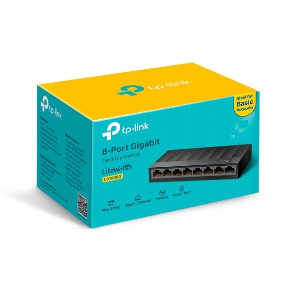 TP-LINK 8埠 10/100/1000Mbps 桌上型交換器 LS1008G(UN)-細節圖5