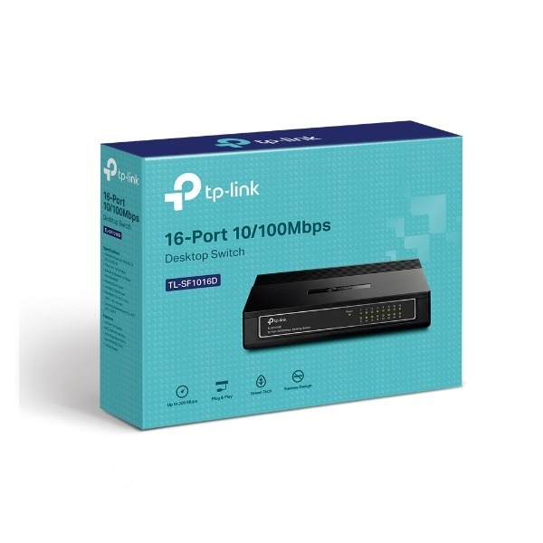 TP-LINK 16埠 10/100Mbps 桌上型交換器 TL-SF1016D(UN)-細節圖4