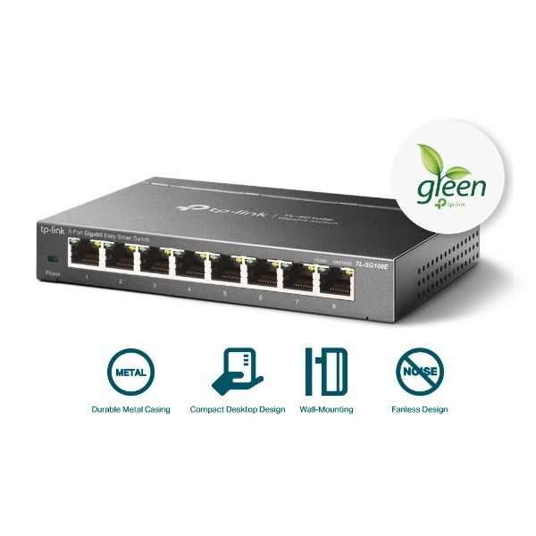 TP-LINK 8埠Gigabit簡易智慧型交換器 TL-SG108E(UN)-細節圖5