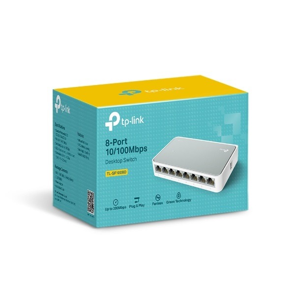 TP-LINK 8埠 10/100Mbps 桌上型交換器 TL-SF1008D(UN)-細節圖3