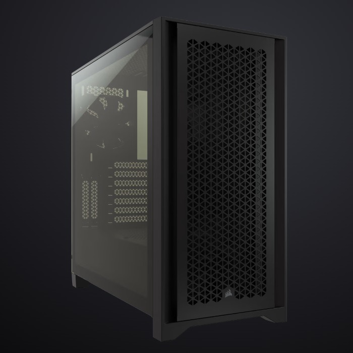 海盜船 CORSAIR 4000D AIRFLOW 鋼化玻璃 ATX 機殼(黑)-細節圖2