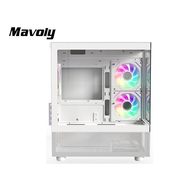 Mavoly 松聖 4070 M-ATX 電腦機殼(白)-細節圖3